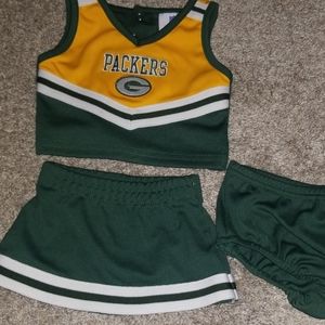 0-3M Packers Cheerleader outfit